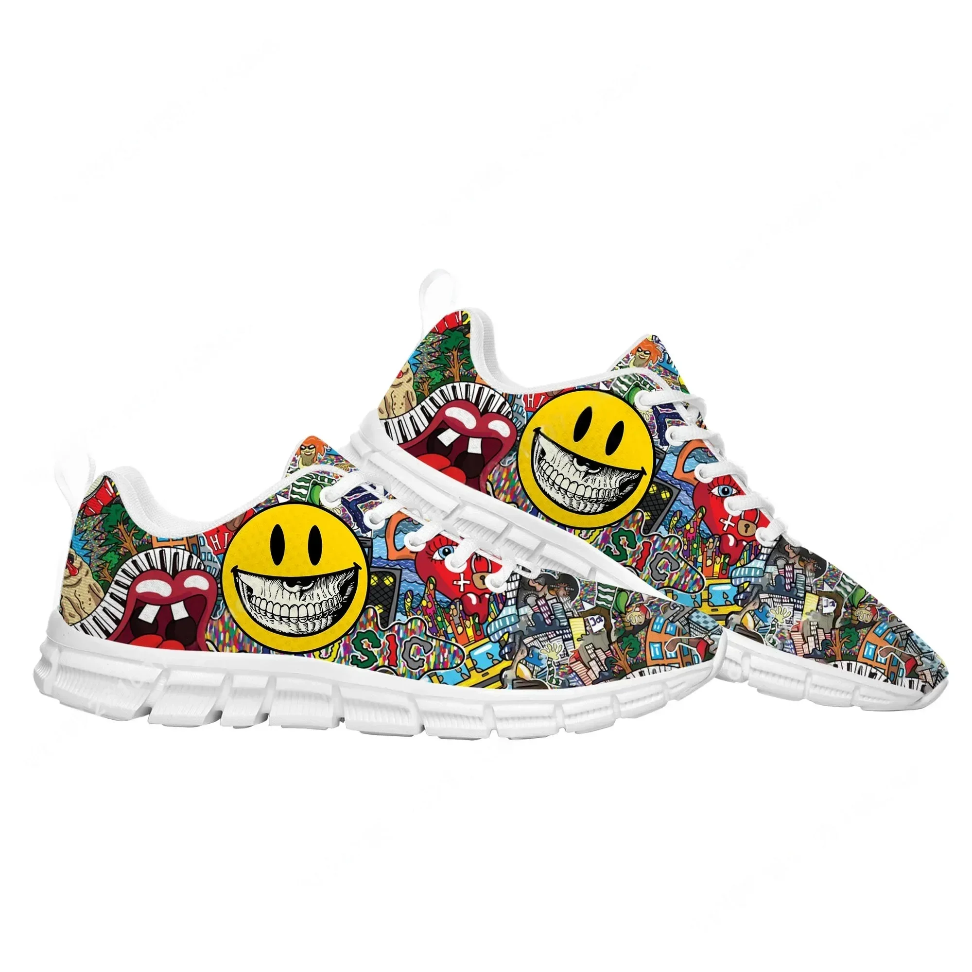 Street Fashion Art - street art graffiti Sports Shoes Mens