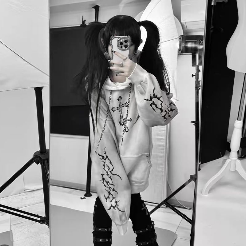 new Subculture Gothic Stylish  - đánh giá và giá Graphic Hoodie Streetwear