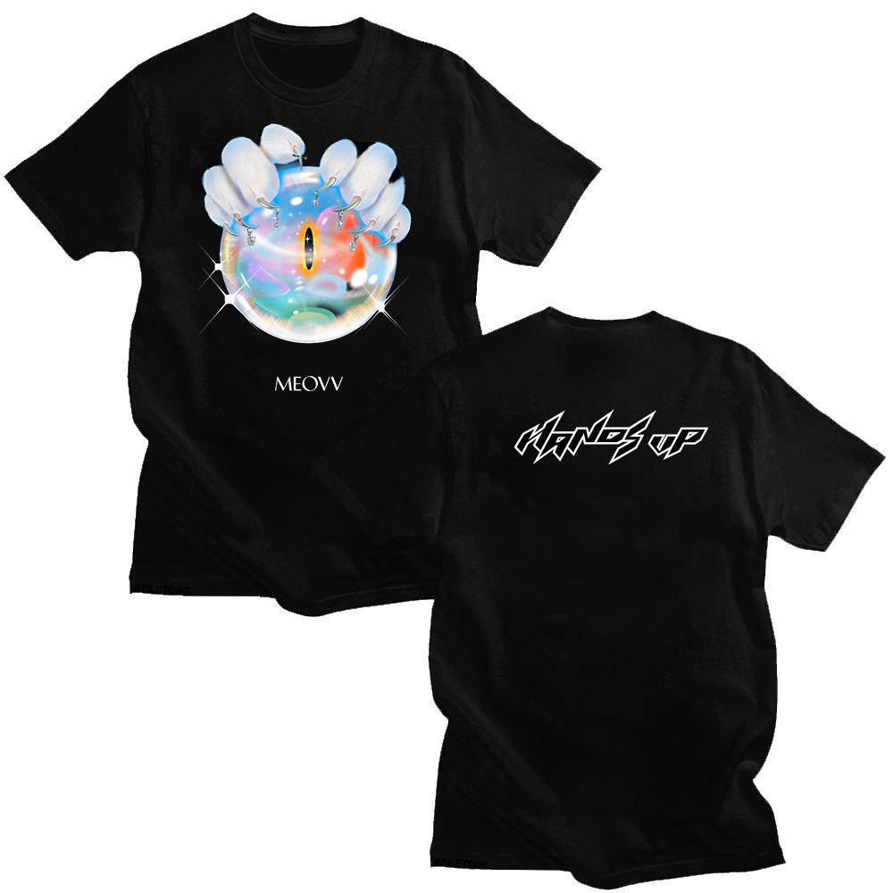 MEOVV Hands Up T shirts 2025 F - đánh giá và giá Graphic Hoodie Streetwear