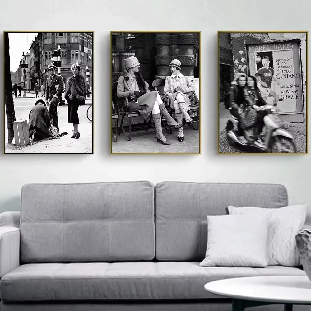 Fashion Black And White Vintag - đánh giá và giá Street Fashion Art