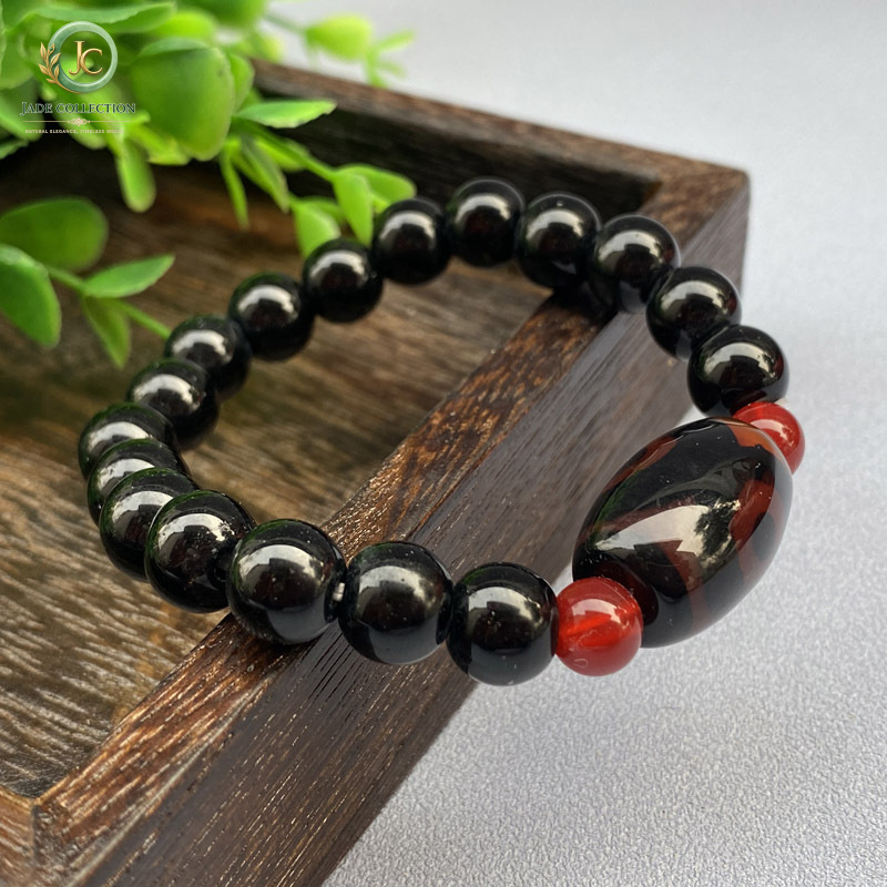 Three-Eyed Dzi Bead Agate Brac - đánh giá và giá Street Fashion Vendors