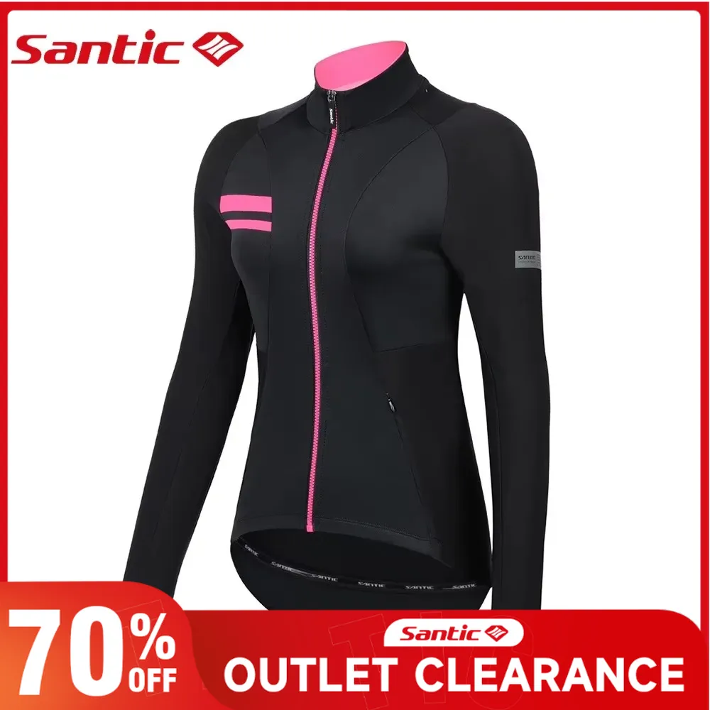 Santic Womens Fleece Bike Coat - đánh giá và giá Windbreak Shell Jacket