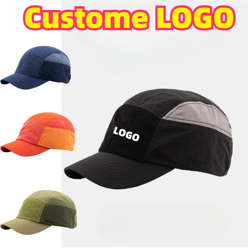 Custom Embroidered Logo Color  - đánh giá và giá Corduroy Cap 5 Panel