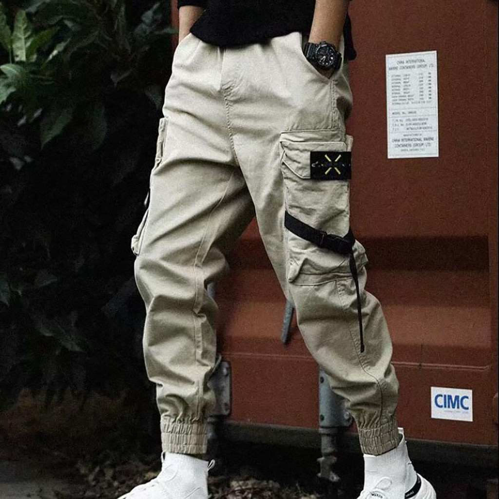 Loose Fit Cargo Pants Men Stre - đánh giá và giá Street Fashion Art