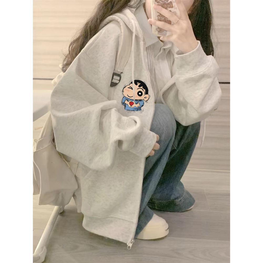 Hoodie Crayon Shin-Chan Print  - đánh giá và giá Graphic Hoodie Streetwear