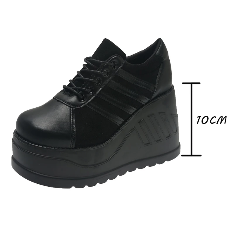 Big Size 35-43 Black Design Fe - đánh giá và giá Street Fashion Goth