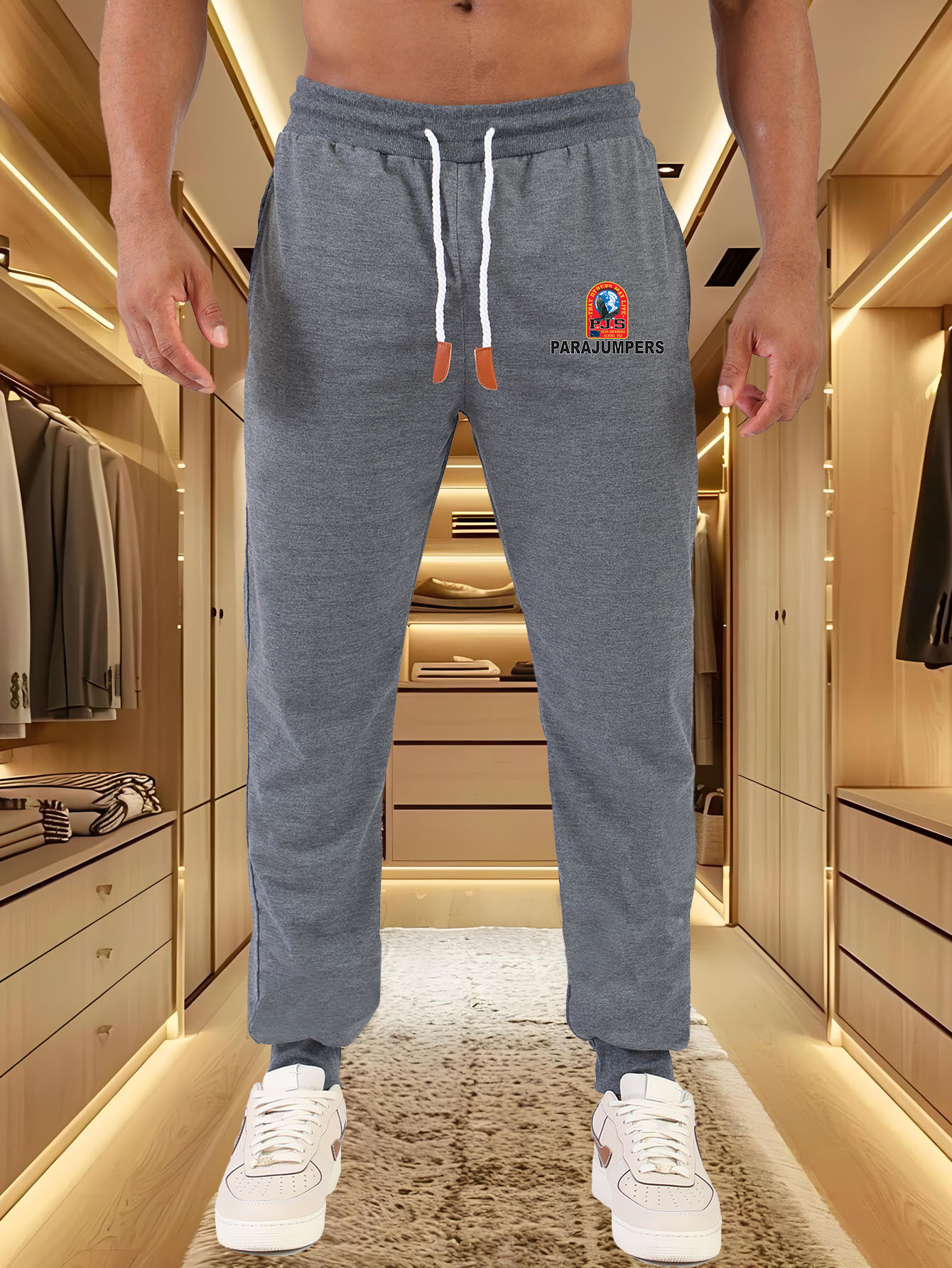 Men Jogger Pants Parajumpers C - đánh giá và giá Street Fashion Logo