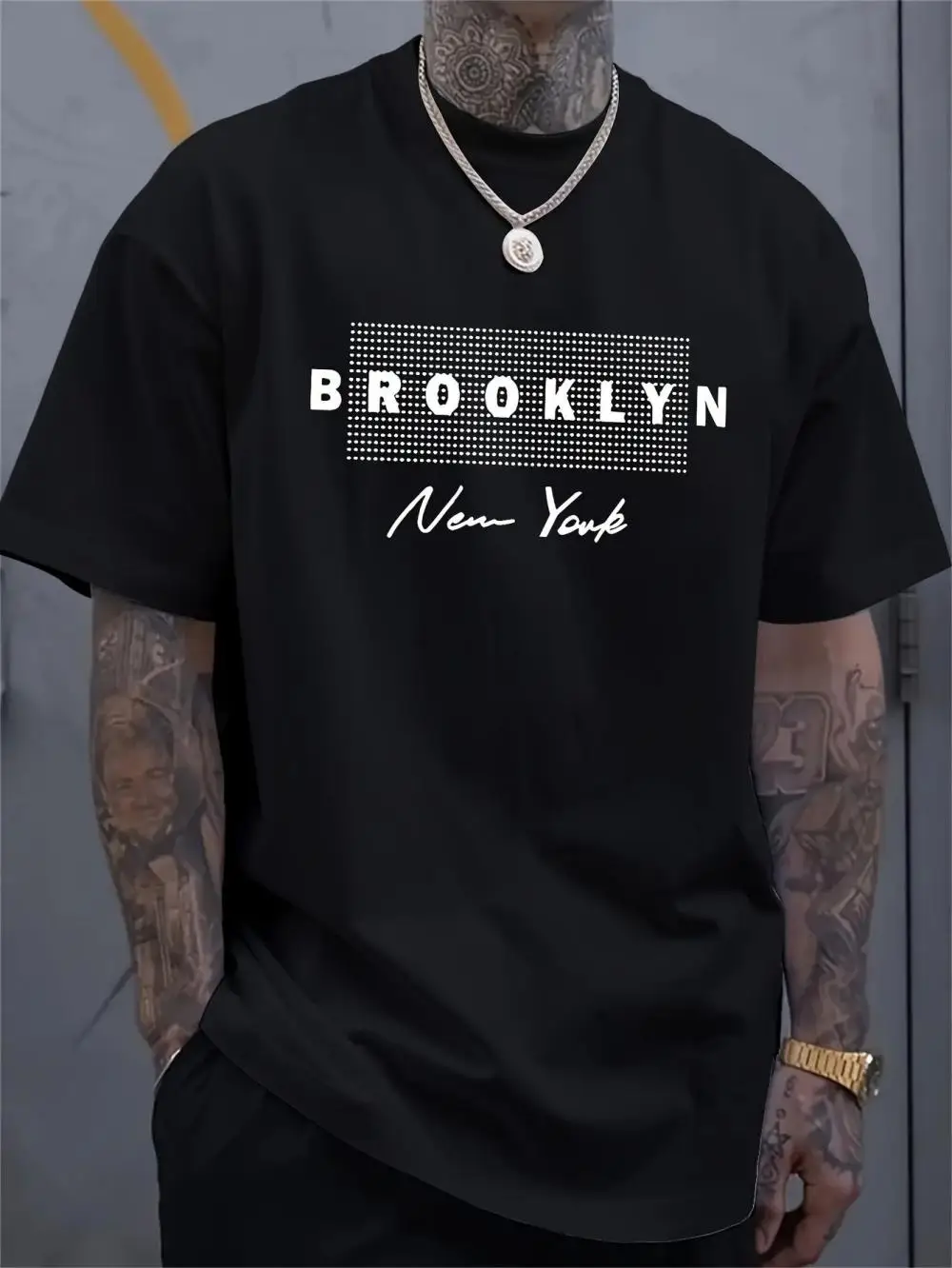 Men's New York Letter Printed  - đánh giá và giá Street Fashion New York