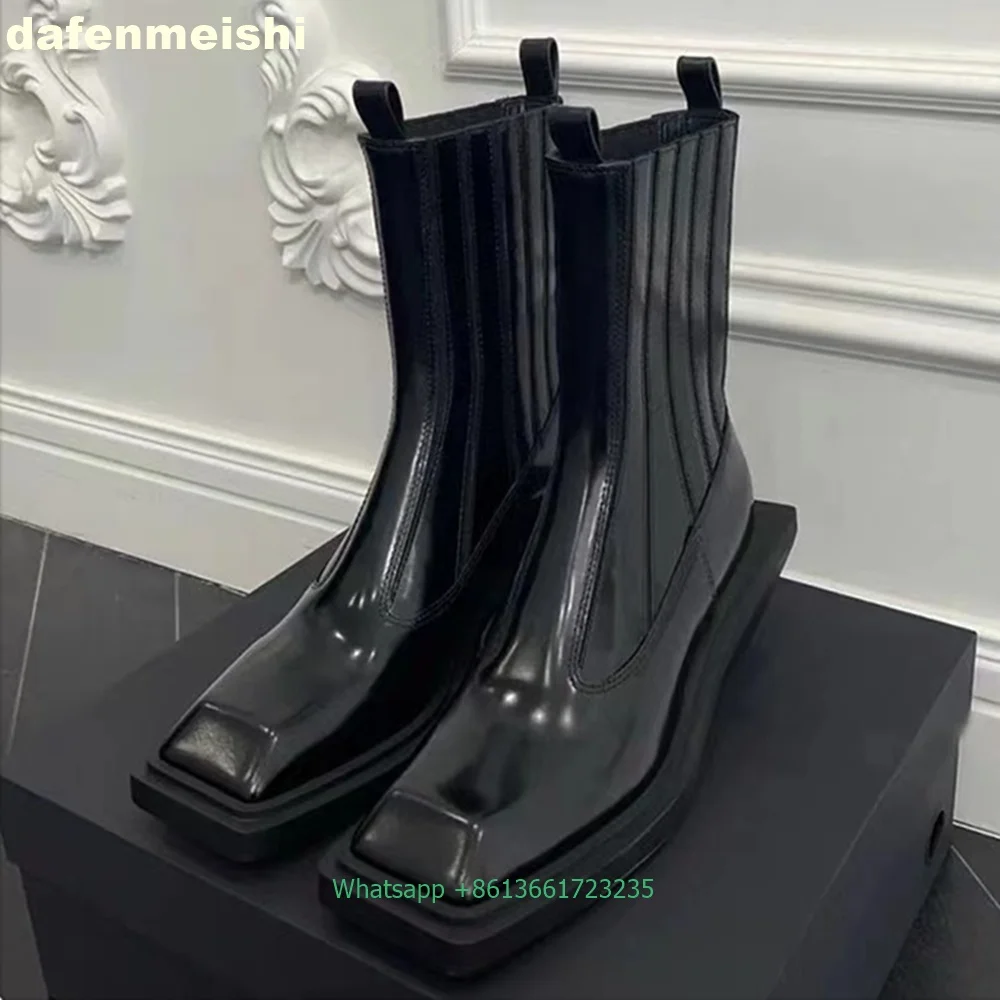 Black Patent Leather Square To - đánh giá và giá Street Fashion Rome 2025