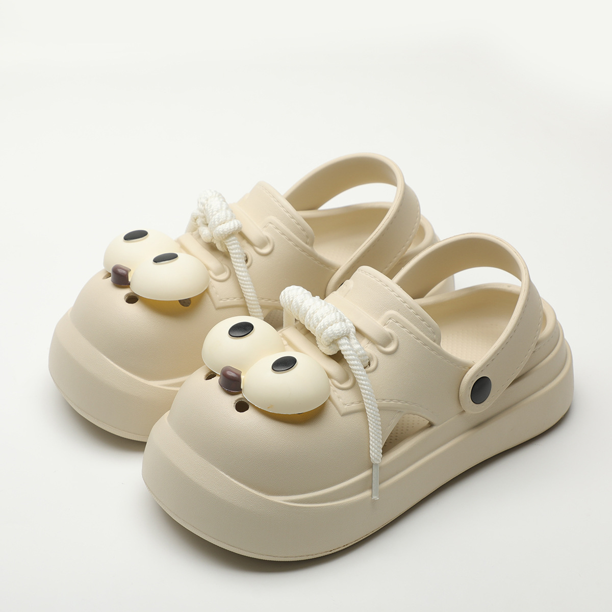 Cute DIY Big Eyes Fashion Clog - đánh giá và giá Street Fashion Girls