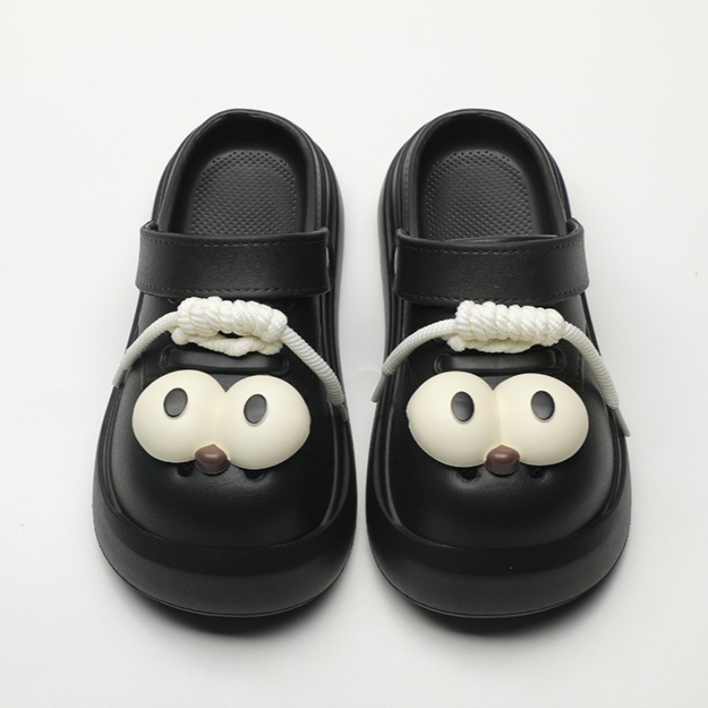 Cute DIY Big Eyes Fashion Clog - đánh giá và giá Street Fashion Girls