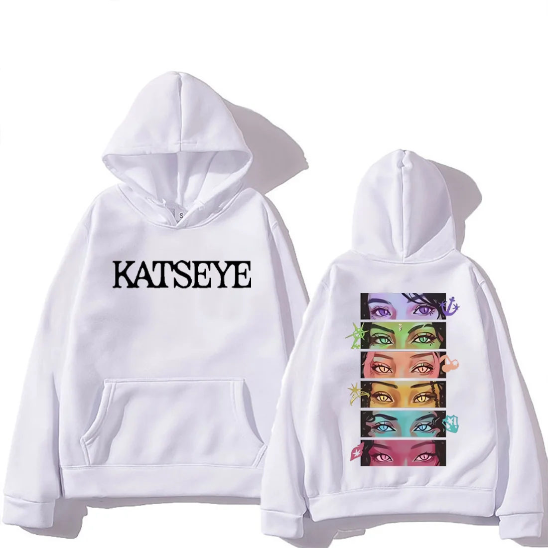 Korean Girl Group KATSEYE Grap - đánh giá và giá Graphic Hoodie Streetwear