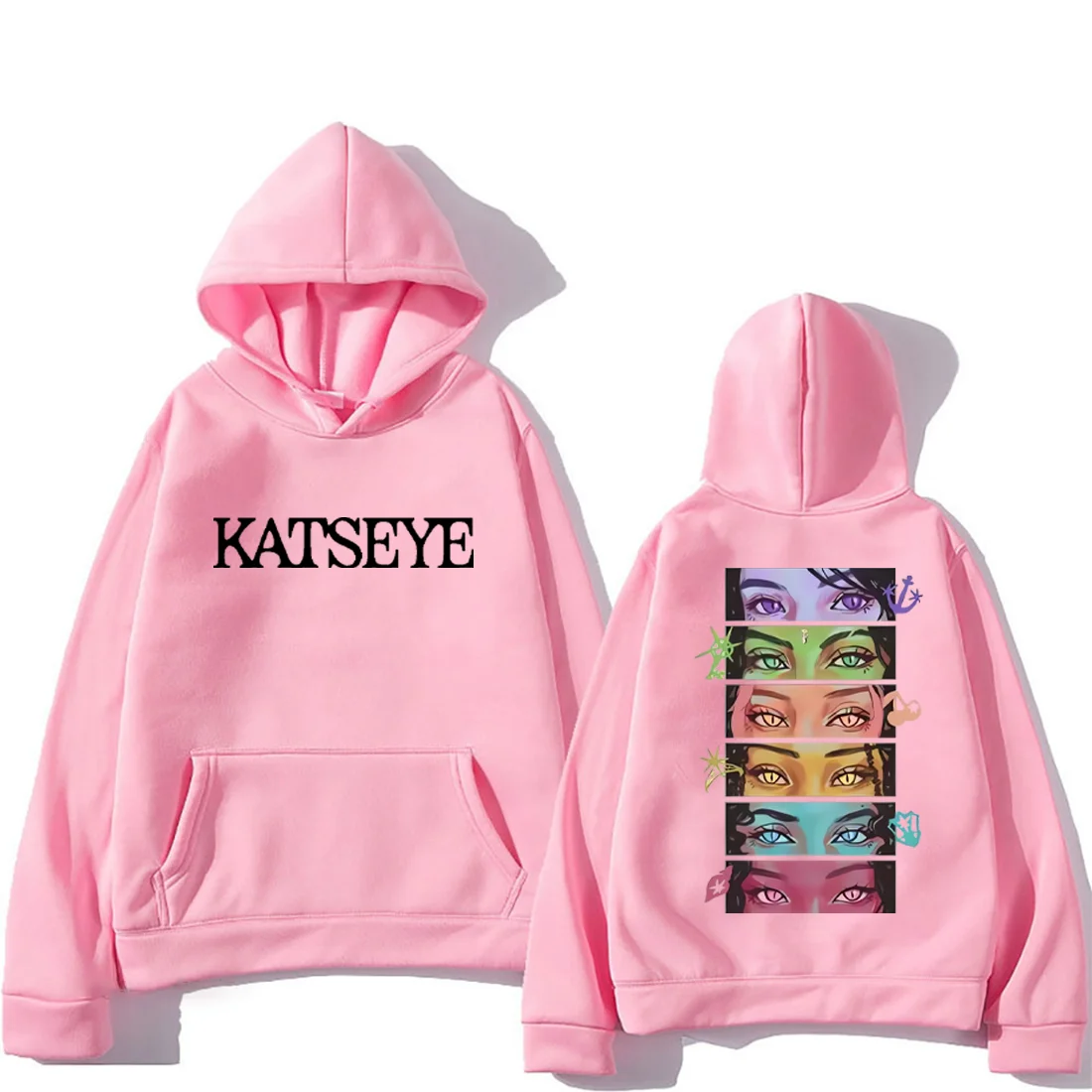 Korean Girl Group KATSEYE Grap - đánh giá và giá Graphic Hoodie Streetwear