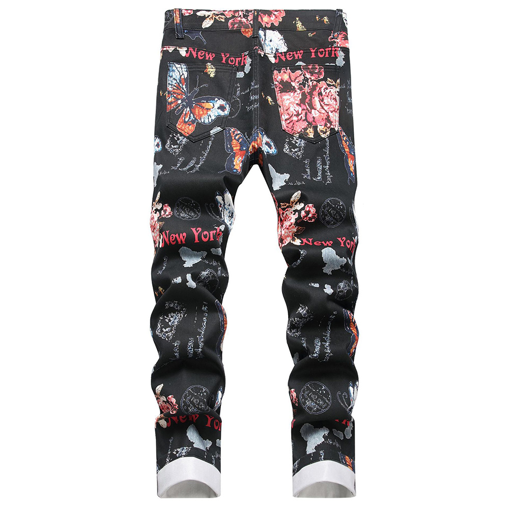 Men Digital Print Jeans Fashio - đánh giá và giá Street Fashion New York