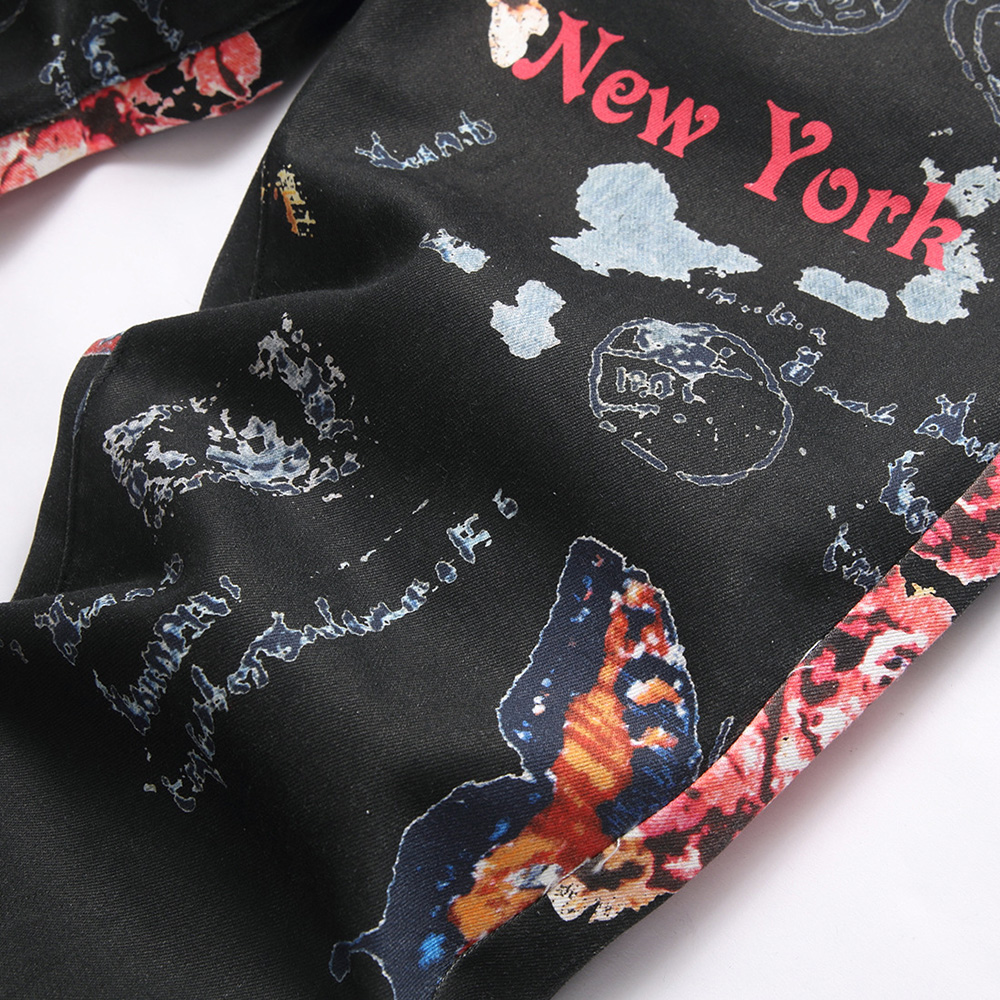 Men Digital Print Jeans Fashio - đánh giá và giá Street Fashion New York