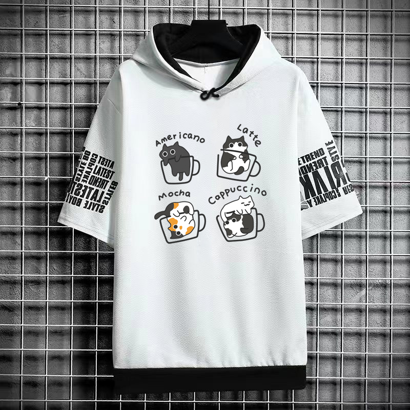Harajuku Men's T-Shirt Hoodie  - đánh giá và giá Graphic Hoodie Streetwear