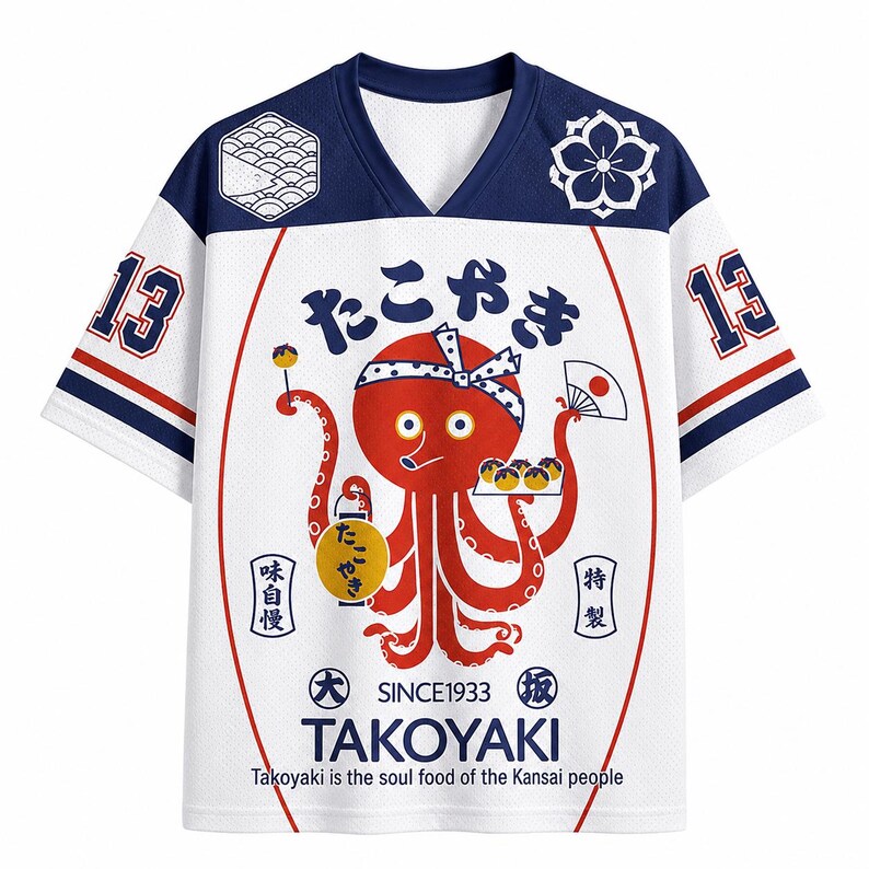 Retro Classic Osaka Octopus 3D - đánh giá và giá Street Fashion Osaka