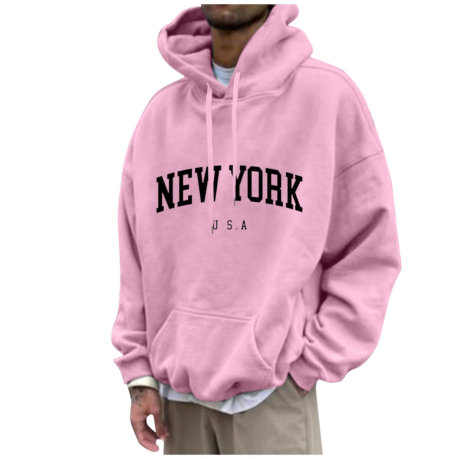 New York Print Mens Hoodies Fa - đánh giá và giá Street Fashion New York