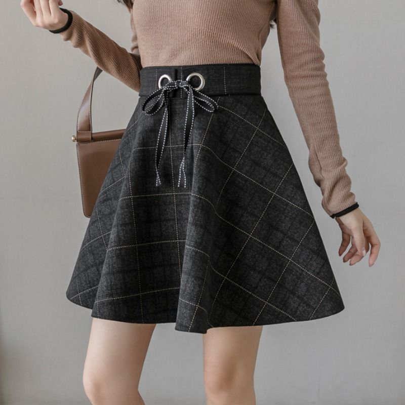 High Waist Plaid Vintage Short - đánh giá và giá Street Fashion Now