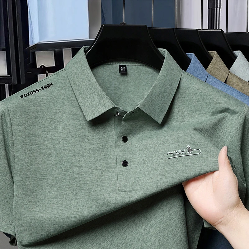 Men's Fashion Polo Shirt Embro - đánh giá và giá Street Fashion Logo