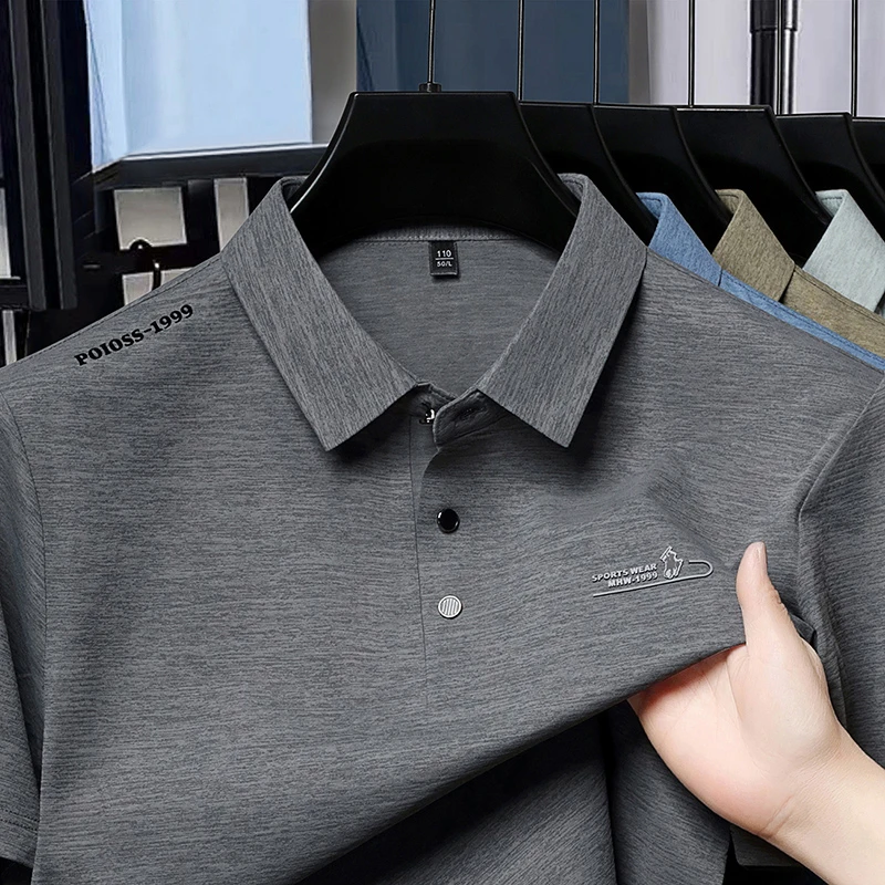 Men's Fashion Polo Shirt Embro - đánh giá và giá Street Fashion Logo