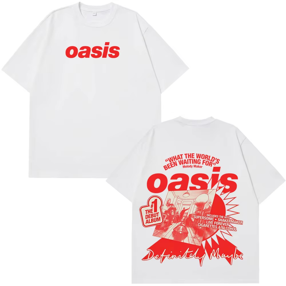 Oasis Band Logo Rock Band Vint - đánh giá và giá Street Fashion Logo