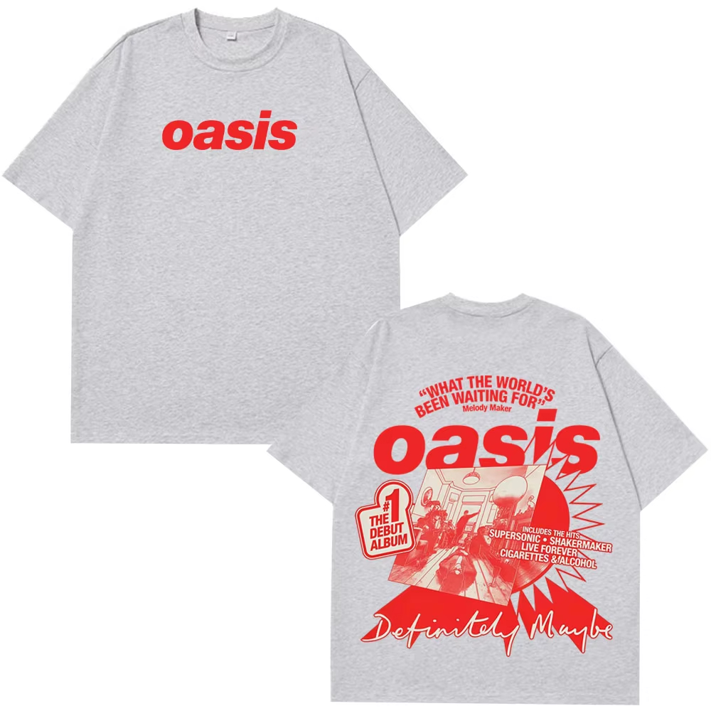 Oasis Band Logo Rock Band Vint - đánh giá và giá Street Fashion Logo