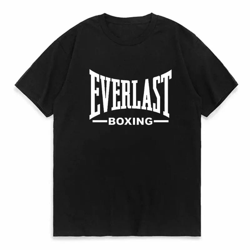 Plus Size EVERLAST BOXING Logo - đánh giá và giá Street Fashion Logo
